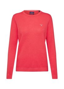 Gant, Damen Pullover 'COTTON PIQUE CREW', Rot