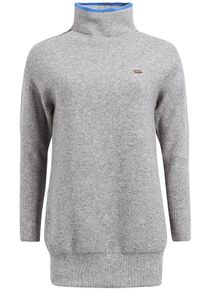 Khujo, Damen Pullover 'BRENDA', Blau / Graumeliert