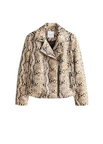 Violeta by Mango, Damen Jacke 'Serpi', Nude / Schwarz