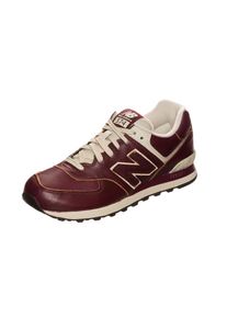 New Balance, Herren ML574-LUA-D Sneaker , Beige / Weinrot