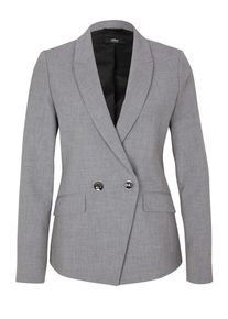 s.Oliver BLACK LABEL, Damen Businessblazer, Grau