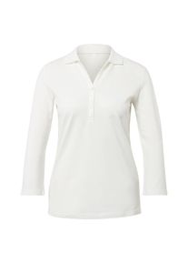 Tom Tailor, Damen Poloshirt, Wei&szlig;