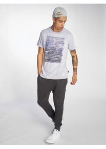 Just Rhyse, Herren T-Shirt 'Icy Bay', Graumeliert