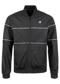 Converse, Herren Jacke 'Woven Track', Schwarz / Wei&szlig;