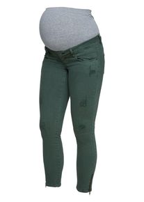 MAMALICIOUS, Damen Umstandsjeans, Gr&uuml;n