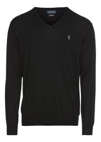 Polo Ralph Lauren, Herren Pullover 'LS SF VN PP-LONG SLEEVE-SWEATER', Schwarz