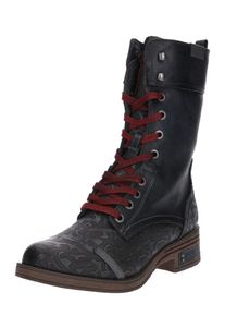 Mustang, Damen Schnürstiefel, Navy