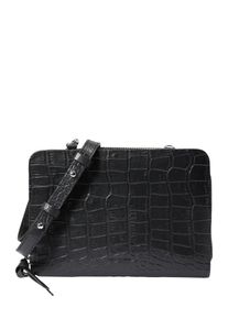 ROYAL REPUBLIQ, Damen Umhängetasche 'Galax Croco Evening bag', Schwarz