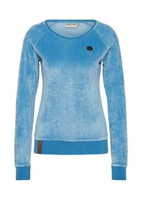 Naketano, Damen Sweatshirt 'Mackin da Hoes', Himmelblau
