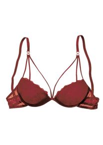 Lascana, Damen Push-up-BH, Rot