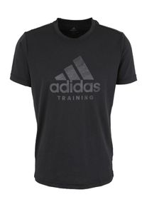 adidas Performance, Herren T-Shirt mit Logo-Print, Schwarz