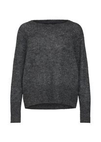 Only, Damen Pullover 'onlHANNA L/S PULLOVER KNT', Dunkelgrau