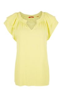 s.Oliver RED LABEL, Damen T-Shirt, Gelb