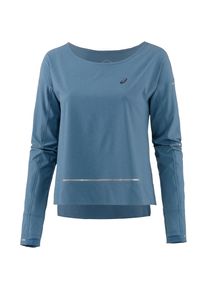 asics, Damen Laufshirt 'Lite Show', Himmelblau / Silber