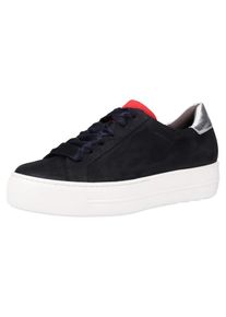 Paul Green, Damen Sneaker, Navy / Hellrot / Wei&szlig;