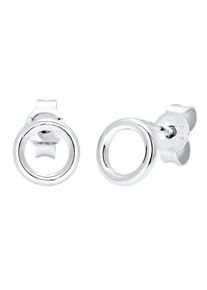 Elli, Damen Ohrringe 'Kreis', Silber