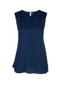 Q/S Designed By, Damen Top, Dunkelblau