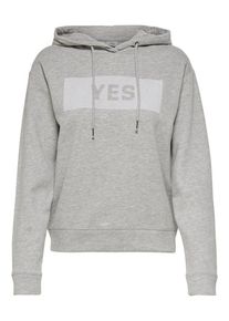 Only, Damen Sweatshirt, Hellgrau / Graumeliert