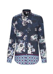 Seidensticker, Damen Hemdbluse 'Schwarze Rose', Beige / Blau / Grün / Rot