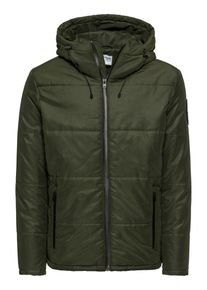 Jack & Jones JACK & JONES, Herren Steppjacke 'JCODRAW PUFFER', Dunkelgrün