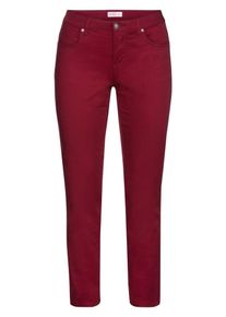 sheego Basic, Damen Hose, 'Die Schmale', Rubinrot