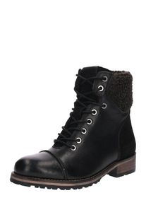 Pepe Jeans, Damen Schn&uuml;rstiefel 'Melting Warm', Schwarz