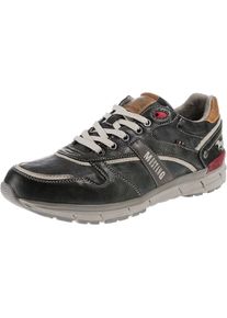 Mustang, Herren Sneaker, Bronze / Graphit / Rot / Naturweiß