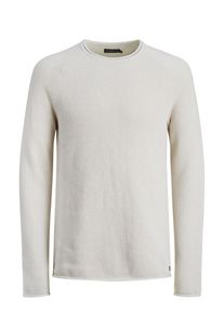 Jack & Jones JACK & JONES, Herren L&auml;ssiger Strickpullover, Beige