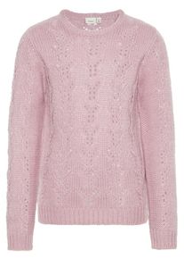 name it, M&auml;dchen Strick Pullover, Rosa