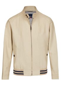 Daniel Hechter, Herren Blouson 'Sommer', Beige / Kobaltblau