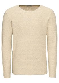 Nowadays, Herren Pullover 'RH structur', Beigemeliert