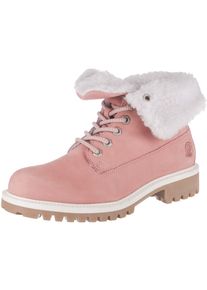 Pier One, Damen Schnürstiefel 'Pina', Rosa