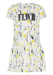 name it, Mädchen Kleid, Gelb / Weiß