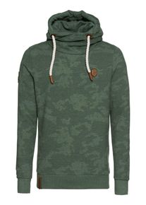 Naketano, Herren Pullover 'Inkasso Henry', Grün / Hellgrün