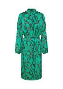 Moves, Damen Kleid 'Tavla', Kastanienbraun / Grün