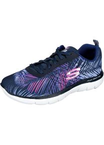 Skechers, Damen Sneaker 'Flex Appeal 2.0 Tropical Breeze', Navy / Pink
