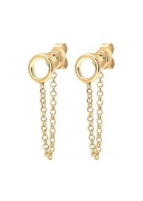 Elli, Damen Ohrringe 'Geo', Gold
