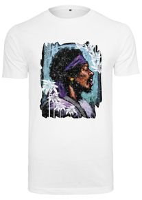 Mister Tee, Herren T-Shirt 'Palms', Mischfarben / Weiß