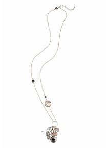 J. JAYZ, Damen Kette, Hellbeige / Anthrazit / Silber