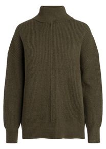 Pieces, Damen Pullover, Dunkelgrün