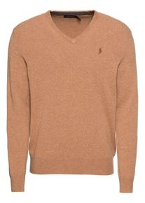 Polo Ralph Lauren, Herren Pullover 'LS VN PP-LONG SLEEVE-SWEATER', Braun