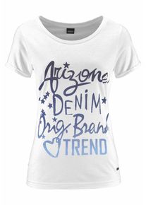 Arizona, Damen Rundhalsshirt, Weiß