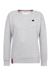 Naketano, Damen Sweatshirt '2 Stunden Sikis Sport', Graumeliert