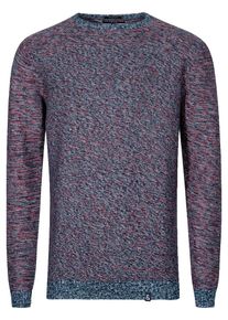 & Colours & Sons COLOURS & SONS, Herren Pullover 'SOUL', Blau / Rot