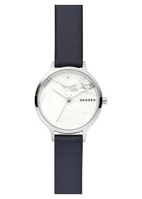 Skagen, Damen uhr, Dunkelblau / Schwarz / Silber / Weiß