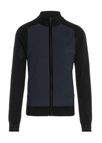 J. Lindeberg J.Lindeberg, Herren Jacke 'Knitted Hybrid', Anthrazit / Schwarz