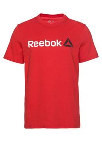 Reebok, Herren Shirt, Hellrot / Schwarz / Weiß