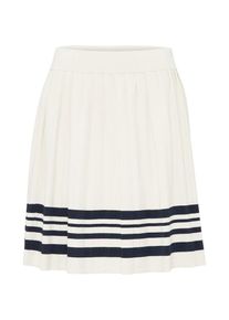Selected Femme, Damen Faltenrock 'JEANA', Navy / Naturwei&szlig;