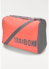 Reebok, Herren Sporttasche, Silbergrau / Lachs