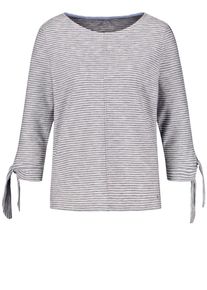 Gerry Weber, Damen Shirt, Taubenblau / Wei&szlig;